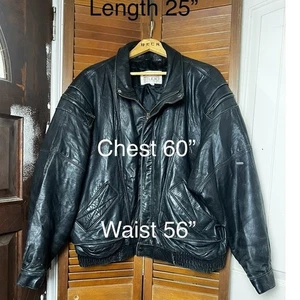 Vintage Wilsons Pelle Studio Lederjacke 2XL - Bild 1 von 10