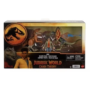 Nuovo Mattel 2024 Netflix Jurassic World Chaos Theory Ben Escape Pack 🦖 - Foto 1 di 4