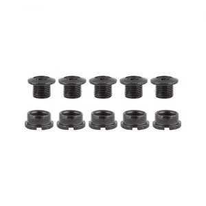 Origin8 Single-Ring Chainring Bolts, Alloy, Black - Picture 1 of 1