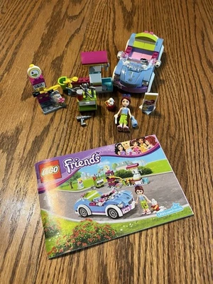 LEGO Friends 41091 - Mia's Roadster 100% Complete with Fig And Manual - Image 1 of 4