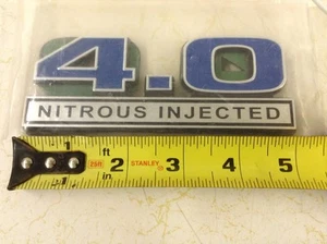 2- Nitrous Injected 4.0 EMBLUMS BLUE NEW - Picture 1 of 1
