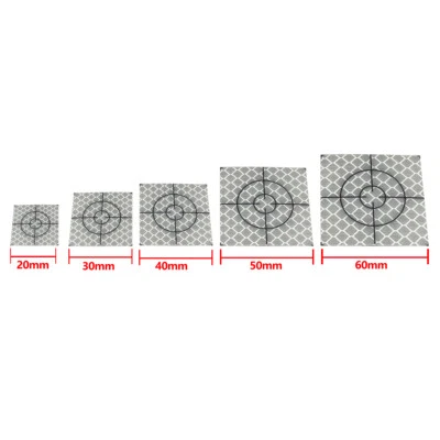 TDX 100PCS White Reflector Sheet Reflective Tape Target ALL SIZE FOR total station