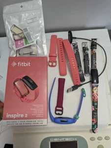 Set of 2 Fitbit Inspire 2 Fitness Activity Tracker + Heart Rate Monitor - Picture 1 of 5