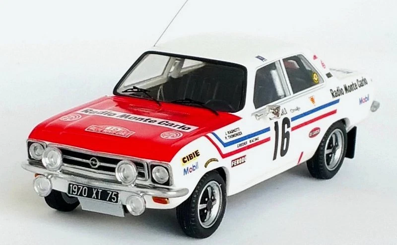 Opel Ascona Rally Monte Carlo 1972 Ragnotti-Thimonier 1:43 TROFEU DSN60 - Immagine 1 di 1