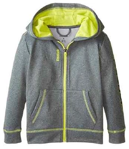 Reebok Little Boys' Zip Up, Heathered Shark Gray, Size 5 - Picture 1 of 1