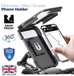 Universal Phone Holder Waterproof Bike Phone Mount For iPhone 15 14 13 Pro Max - Picture 1 of 12