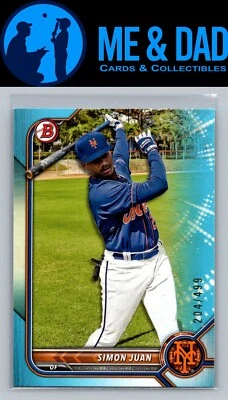 2022 Bowman Draft 1st Edition #BD-52 Simon Juan /499 - Image 1 of 2