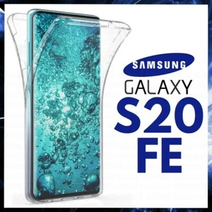 For SAMSUNG GALAXY S20 FE 360 CLEAR CASE FRONT AND BACK TPU SILICONE PHONE COVER - Photo 1 sur 10