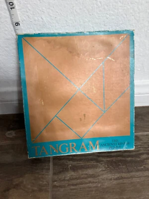 Vintage Tangram Chinese puzzle- Harry N. Abrams, Inc- 1979 Printed West Germany - Image 1 of 4