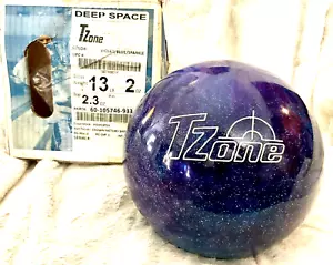 Palla da bowling Brunswick TZone Deep Space non forata 13 libbre, 2 once Viola/Blu/Spar - Foto 1 di 6