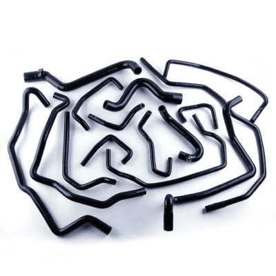 SILICONE RADIATOR HOSES FOR 1988-1991 1990 RENAULT 5 GT R5 TURBO R5 1.4L BlACK - Image 1 of 4