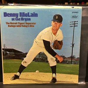 Denny McLain At The Organ Signed Vinyl LP Record Beckett Detroit Tigers 1968' - Picture 1 of 8