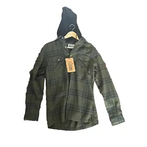 Foundry Supply Co. Men's Shirt Medium Plaid Cotton LS Flannel Button Front - Picture 1 of 12