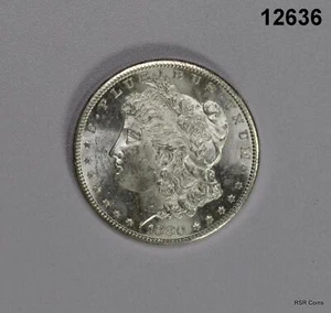 1880 S MORGAN SILVER DOLLAR CHOICE BU ORIGINAL #12636 - Picture 1 of 2