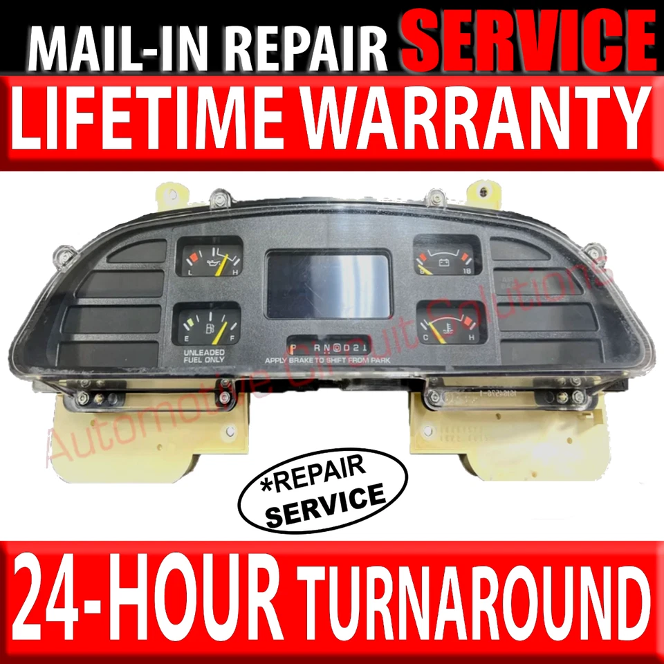 Chevy Impala Caprice 1994-1996 velocímetro medidor de racimo reparación Foto 1 de 4