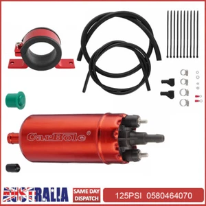External High Pressure EFI Electric Inline Fuel Pump and Mounting Bracket Clamp - Picture 1 of 19