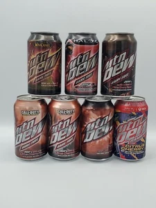 7 lattine di rugiada da montagna Mtn rugiada agrumi gioco ciliegio carburante Halo 4 XBOX 360 Call of Duty - Foto 1 di 5