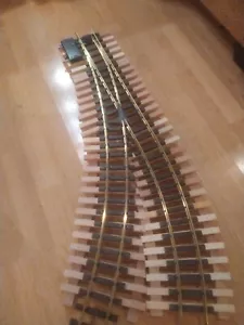 G Scale Garden Ceiling Trestle Train R1 CURVED Track Support RIGHT Turnout LBG - Picture 1 of 11