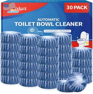Vacplus Toilet Bowl Cleaners 30 PACK Automatic Toilet Bowl Cleaner Tablets NEW - Picture 1 of 12