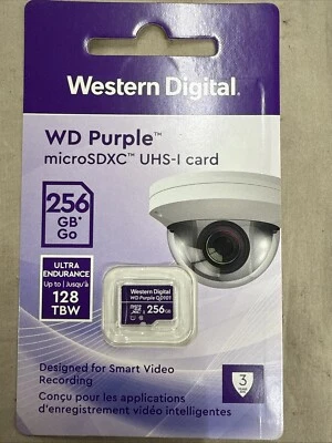 256 GB Western Digital WD purple microSDXC UHS-I Card Ultra Endurance - Image 1 of 2
