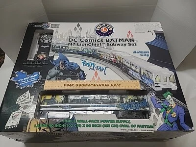 Lionel O 6-81475 DC Comics Batman M7 LionChief Subway Set Tested Runs Read Desc - Image 1 of 4