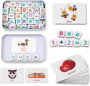 Coogam Magnetic Letters Numbers Alphabet Fridge Magnets ABC 123 Educational Toy - Picture 1 of 7