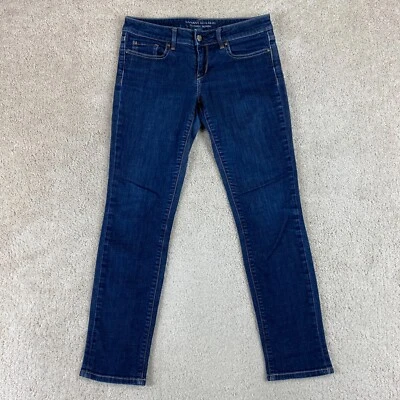 Banana Republic Jeans Womens 2 Petite 30x28 Blue Classic Skinny Low Rise Denim - Image 1 of 4
