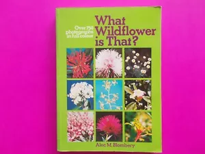 WHAT WILDFLOWER IS THAT? by ALEC M. BLOMBERY - LARGE SC **LIKE NEW - Foto 1 di 7