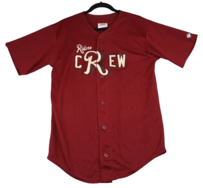 Vintage Teamwork App. Frisco Rough Riders Embroidered Maroon Jersey Size 38-40 - Image 1 of 4