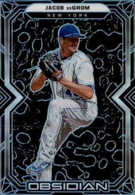 2022 Panini Chronicles - Obsidian Jacob deGrom #37 - Image 1 of 2