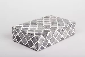 Handicrafts Home Handmade Mumtaz Grey Jewelry Table Decor Gifts, Various Sizes - Picture 1 of 42