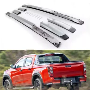 2Pcs for ISUZU D-MAX DMAX 2020-2025 Silver Aluminum Roof Rail Rack - Picture 1 of 5