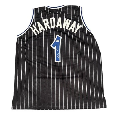 Anfernee Penny Hardaway Signed  Orlando Magic Custom Jersey Beckett Wit BAS COA - Image 1 of 4