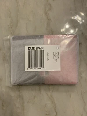 Новый с Ярлыками Kate Spade New York Nicola двухцветный кожаный карты держатель фигурка розовый бумажник - Изображение 1 из 2