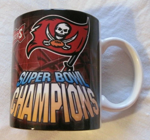 Tampa Bay Buccaneers Ceramic Coffee Mug Super Bowl XXXVII 37  Football  Bucs NEW Cover