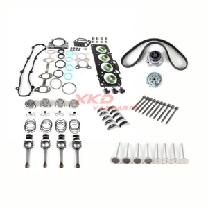 1.6L Engine Piston & Con Rod & Valve Rebuild Kit Fit For AVU BGU BSE BSF CCSA - Picture 1 of 12