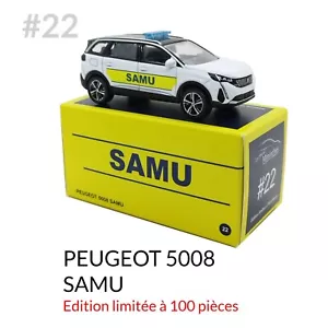 #22 Peugeot 5008 "SAMU" - Norev 3 inches 1/64 no majorette - Imagen 1 de 4