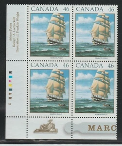 1999 Canada SC# 1779 LL - Sailing Ship Marco Polo - Plate Block M-NH Lot # 3446c - Picture 1 of 1