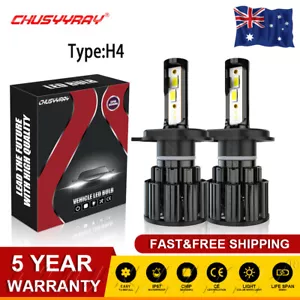 h4 9003 led headlight lamp bulbs globes upgrade For NISSAN PATHFINDER 1999-2005 - Picture 1 of 11