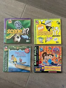 Lot WENDY's Kids Meal PC CD-ROM game Scene It Magic Tree House Nick Maya Miguel - Picture 1 of 4