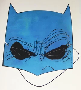 BATMAN THE DARK KNIGHT-RARE PROMO MASK-SIGNED FRANK MILLER-KLAUS JANSON-COA-DC - Picture 1 of 4
