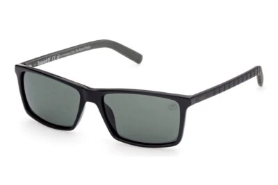 Gafas de sol polarizadas de plástico negro Timberland TB9222 01R marco 56-15-150 Foto 1 de 2