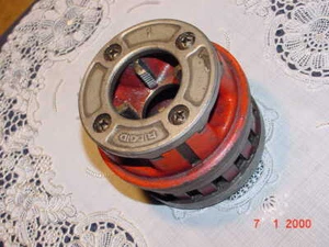 RIDGID Manual Threader Die Head: 12R, For 1 inch Pipe, NPT, Right Hand, Used! - Picture 1 of 4