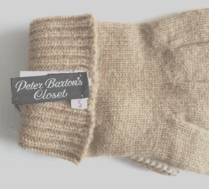 Vintage seltene Peter Barton’s Closet 100 % Kamelhaar Handschuhe mit Leder Handflächen Größe S…EUC - Bild 1 von 6