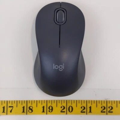 Logitech M550L Wireless Bluetooth Mouse Black Quiet Click Ergonomic Office PC - Image 1 of 4