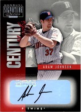 2001 Donruss Signature Baseball Card Pick (Inserts)