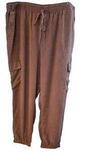 Beme Cargo Jogger Cuffed Pants~Womens Size 18~Pull On~NEW WITH TAG~R.R.P. $59.99 - Picture 1 of 7