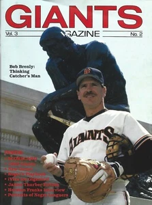 New York Giants San Diego Padres 1988 MLB Baseball Official Program Bob Brently - Picture 1 of 1