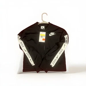 Nike Tricot Track Jacket (Little Kids) Black/White- Small (NWT) - Picture 1 of 3