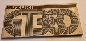 1974 SUZUKI GT380 TRIPLE OWNERS MANUAL BOOK HANDBOOK OEM VINTAGE - Imagen 1 de 3